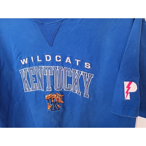 Vtg Kentucky Wildcats T-shirt Large Embroidered Pro Player University Kentucky - Picture 2 of 8